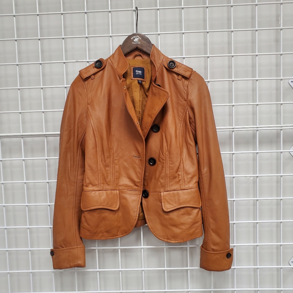 Gap Leather Jacket